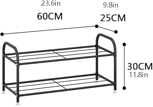 Miniatura 3 de GUAAJA Zapatero Zapatero - Zapatero de hierro para sala de estar multicapa simple y moderno tamaño 236 x 98 x 252 pulgadas organizador de zapatos