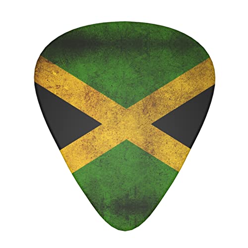 Ensemble de 12 médiators de guitare avec drapeau jamaïcain pour guitare acoustique, guitare électrique, contrebasse… - Les Beatles, Paul McCartney, John Lennon, RIngo Starr, George Harrison Ensemble de 12 médiators de guitare avec drapeau jamaïcain pour guitare acoustique, guitare électrique, contrebasse…