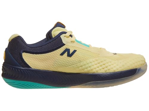 Image of New Balance Women's FuelCell 996 V6 Tennis Shoes, Parchment /Nb Navy, 8