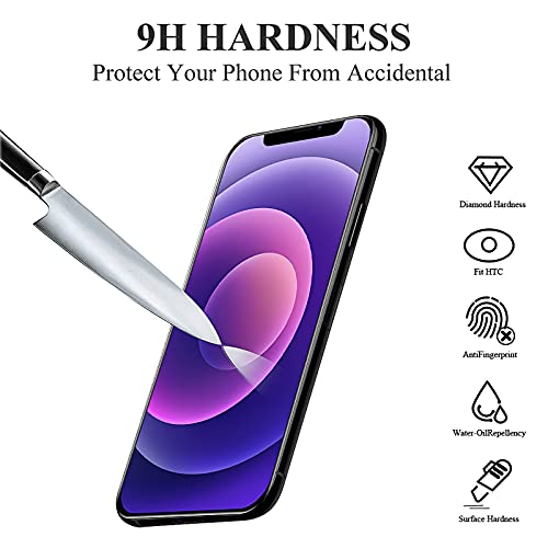 AKABEILA [3 Pack Screen Protector for iPhone 14/13 Pro/13 HD Tempered Glass Film 9H Hardness Case Friendly Easy Installation Anti Scratch Bubble Free 6.1 Inch - Image 3