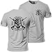 One Nation Under God Military T-Shirt Medium Gravel