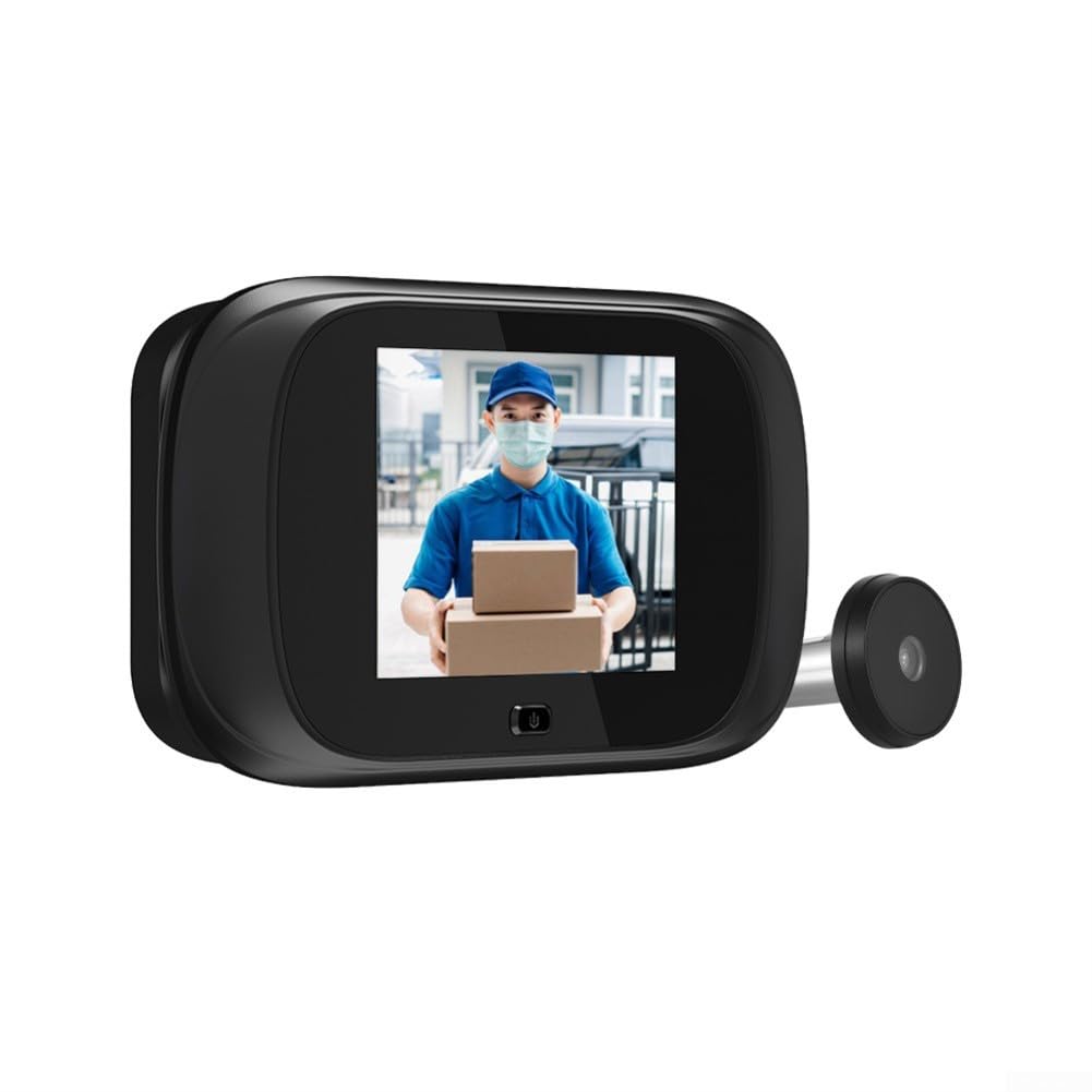 Mirilla digital para puerta de 2.8 pulgadas, para visión nocturna, timbre de video, cámara inteligente para seguridad del hogar