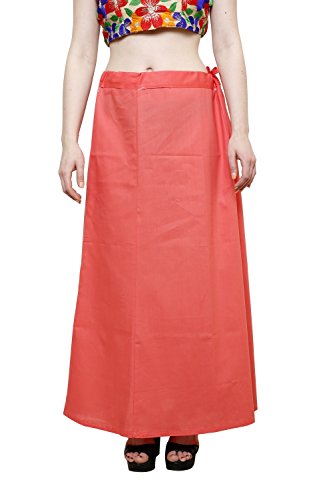 Image of Pistaa's combo of Women's Cotton Best Plain Solid Indian Readymade Inskirt Saree petticoats