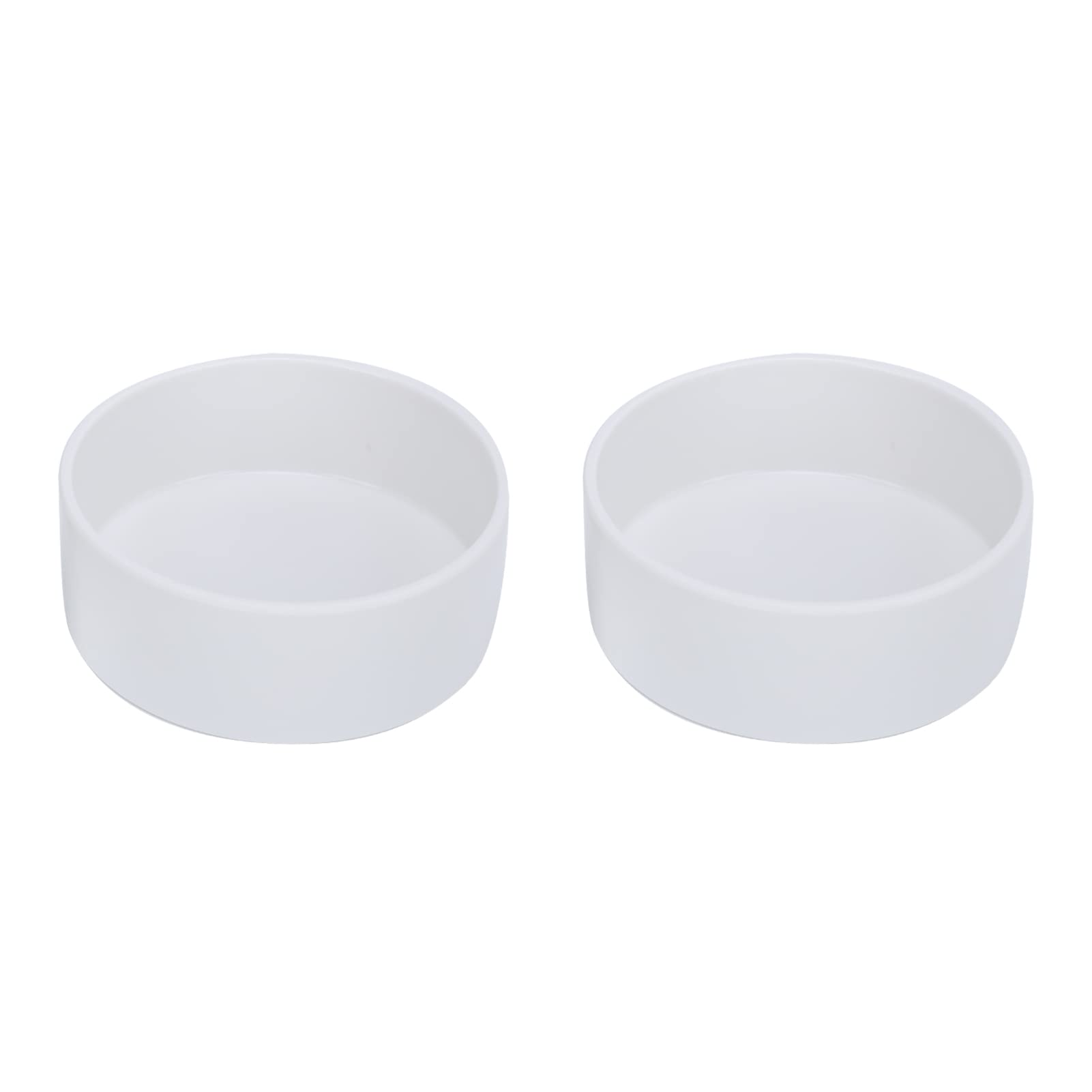 Qcwwy Ciotola per Cibo per Animali Domestici Rimovibile in PP con Base Antiscivolo, Design Rialzato di 7 Cm per la Cura della Colonna Vertebrale, Ciotola per Cibo per Cani e Gatti a (rosso)