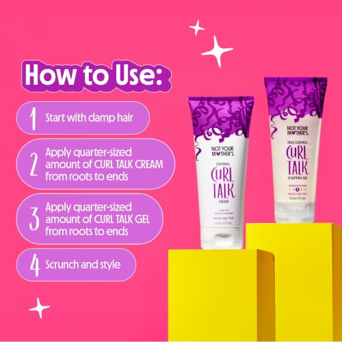 9 Effective Ways to Control Frizzy Hair Without Going to a Salon 10 Not Your Mother's Curl Talk Frizz Control Sculpting Gel & Defining Cream