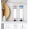 Hydrogen Water Bottle Generator 350ML, 3-in-1 Portable Hydrogen Water Ionizer Machine, Hydrogen Content Up to 2000-9000PPB, SPE Technology Ionizer