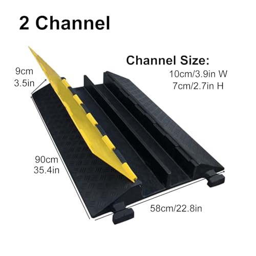 Protector de cable transitable para evitar el peligro de tropiezo en casa y terraza 2