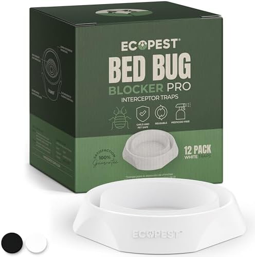 Bed Bug Interceptors - 12 Pack | Bed Bug Blocker (Pro) Intercepto...