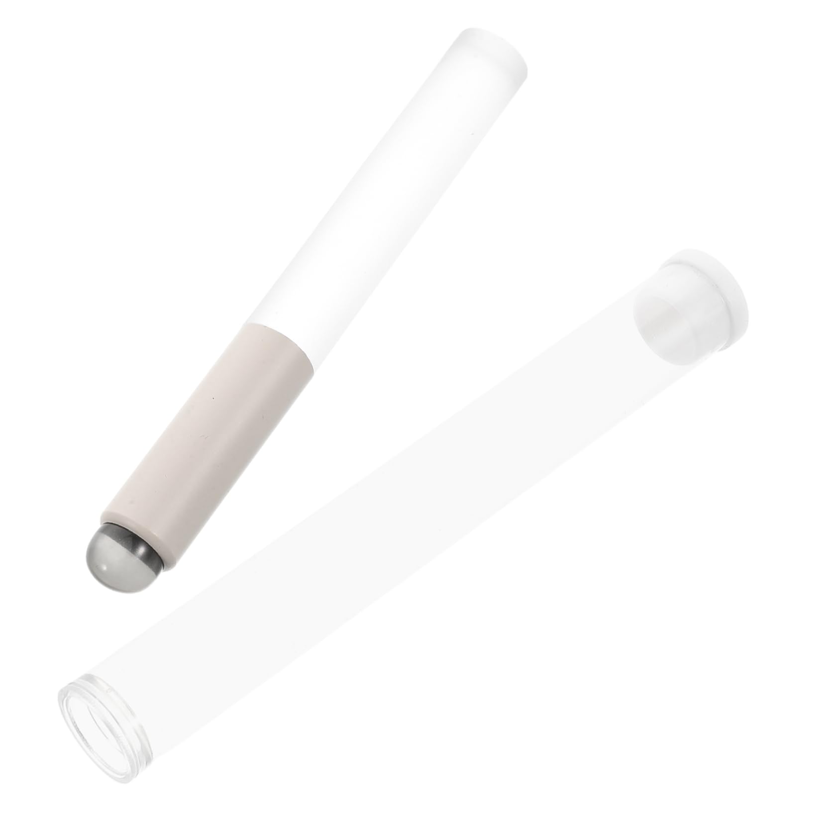 IWOWHERO Mini Round Head Silicone Lip Brush Travel Size Jelly Material Soft Lip Makeup Easy to Clean Beauty Mask Makeup Tool Exfoliating Brush