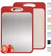 2 in 1 Stainless Steel Cutting Board with Handle Chopping Husband Birthday Christmas Xmas Valenti...