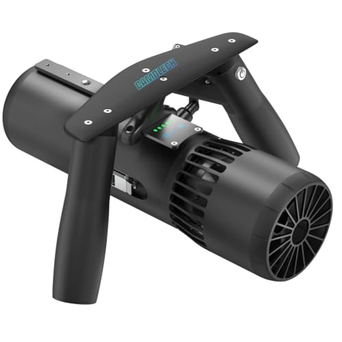 Camolech K5 - Patinete subacuático para adultos, sistema de propulsión de agua portátil de 3 velocidades con batería desmontable, empuje de 2 m/s, motor silencioso para esnórquel y buceo (negro)