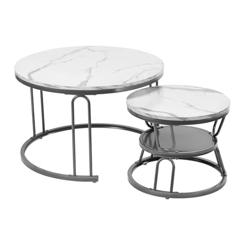 Tables gigognes MINGZHE en métal Cover