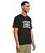 Lacoste Men's Crew Neck Short Sleeve Classic Fit Branding T-Shirt, Black, Large