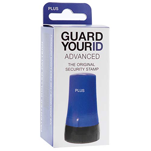 Image of Guard Your ID Confidential Security Roller Set Advanced 2.0 for Identity Theft Protection Redacting (Regular 3-Pack, Blue)