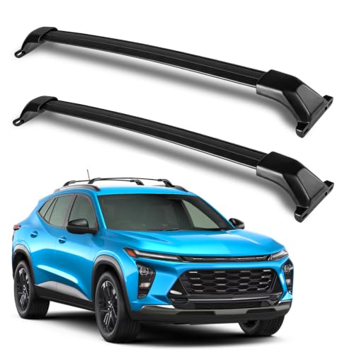 Image of Heavy Duty All-Aluminum Roof Rack Cross Bars Compatible with Chevrolet Chevy Trax 2023-2026 (Not Fit LS /1RS), 330 lbs Capacity Rooftop Cargo Carrier for Bike, Ski, Snowboard & Luggage