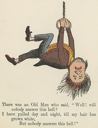 Tableau Toile Personne ne répondra à cette cloche Edward Lear 60x90
