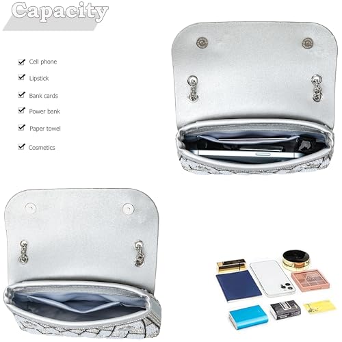 Image of BBTT.ful Pearls and Rhinestones Women's Evening Handbags Shoulder Bags Crossbody Bags for Women Clutch Purse with Chain