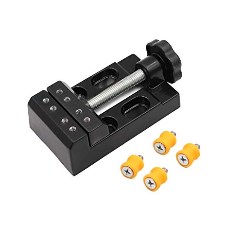 Mini Drill Press Vise Clamp Table Bench Vice For Jewelry Nuclear Clip On Diy Carving Tool Flat Clamp #TOP2