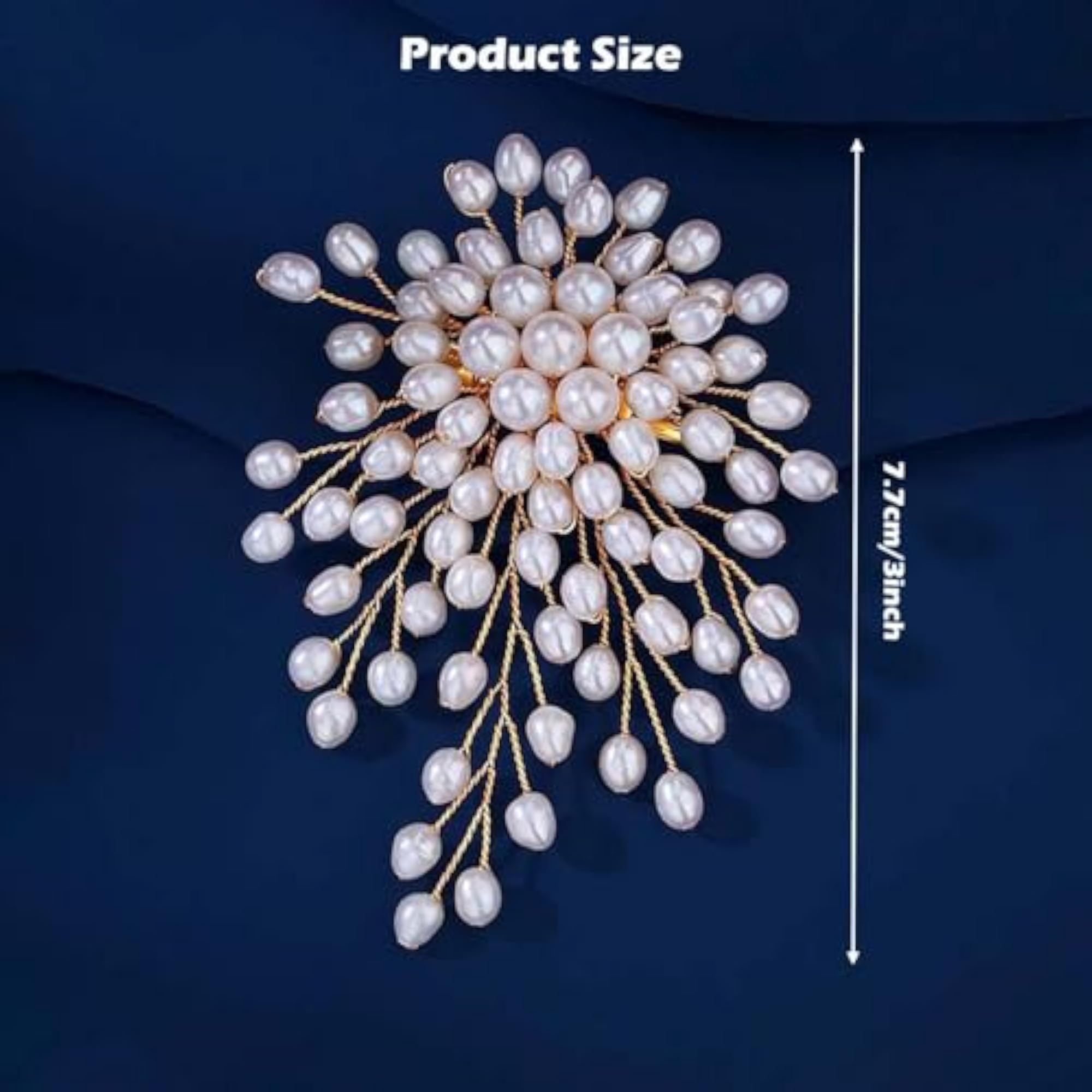 Stylish Brooch Pin for Saree and Hijab, Elegant Accessory