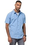coole herren hemden langarm Biobaumwolle Jack Wolfskin Herren Hot Springs Hemd, Cool Water Checks, XL EU