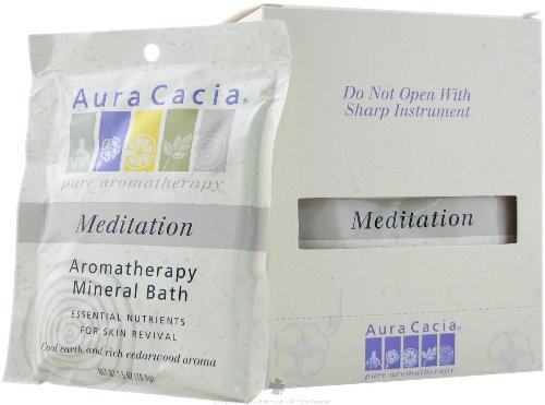 Aura Cacia Mineral Bath Meditation 2.5 oz ( Value Bulk Multi-pack)48