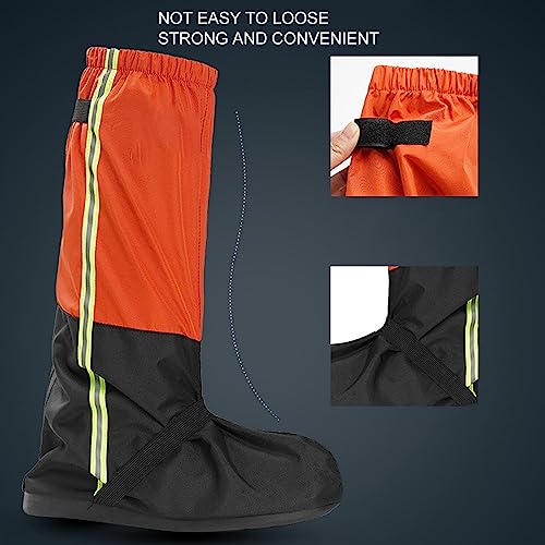 VGEBY Capas de sapatos de neve, botas de neve à prova d'água cobrem polainas de perna para acampame