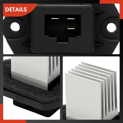 Image of A-Premium Front HVAC Blower Motor Resistor Compatible with Hyundai Tucson 2005-2007 & Kia Sportage 2005-2007, Rondo 2007 - with Wire Harness Kit, Replace# 971791F210