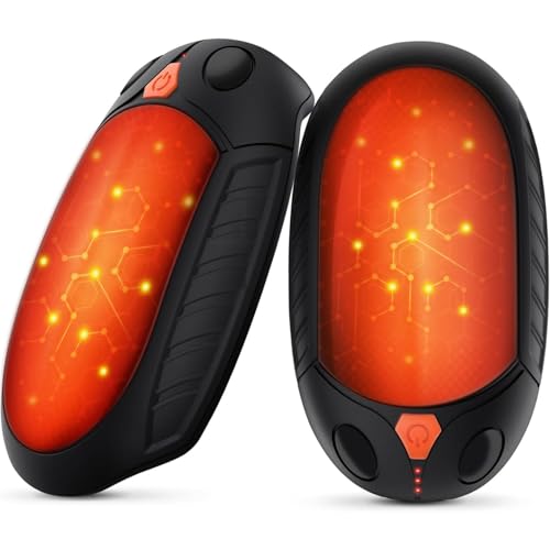 Hand Warmers Rechargeable 2 Pack, AI Temperature Control Pocket Size Electric Handwarmers, Quick Charge Portable Hand Warmer Great Gift for...