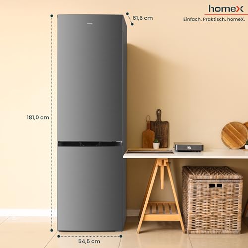 homeX Kühl-Gefrier-Kombination 253 Liter