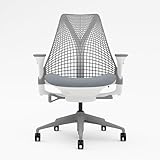Herman Miller ハーマンミラー オフィスチェア セイルチェア アジャスタブルアーム Garageセレクトカラー ホワイト×フォグ 座面/バイユー ナイロンキャスター AS1YA22HAN265C763631HA13 439014