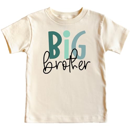 Big Brother T-Shirt Shirt for Boys Big Bro Sibling Reveal Tee