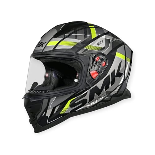 Image of SMK NOVA Track Full Face Helmet, ISI DOT ECE 22.06 Certified