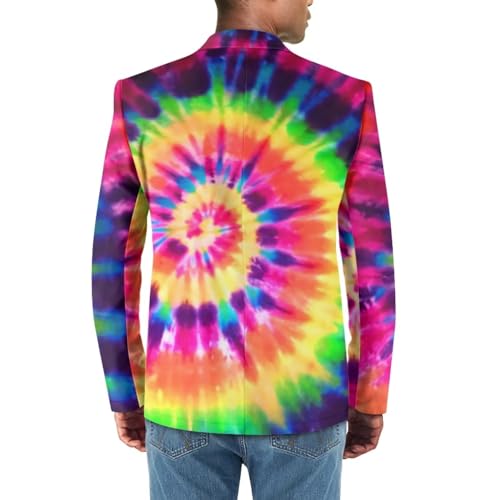 Blazer for Men Slim Fit Blazer Jacket for Men Casual One Button Notched Lapel Sports Coats Plus Size Suit Jacket4