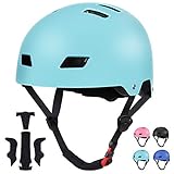longboard helm 🚴‍GEEIGNETE SPORT: Als ideales Skateboard-Accessoire eignet sich dieser Skathelm auch für viele Outdoor-Aktivitäten wie Rollschuhlaufen, Inlineskaten, Scooter, Fahrräder, Longboards und Zweirad-Skateboards.