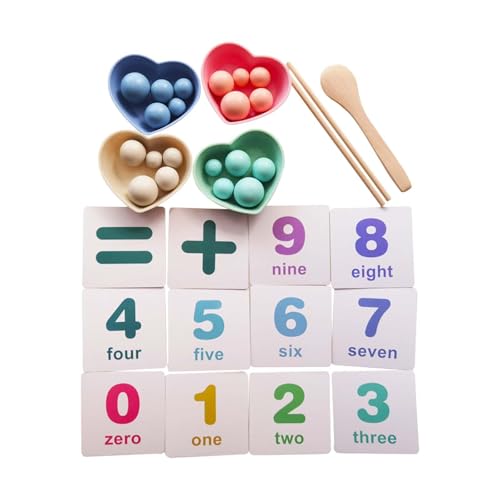 TTETTZ Juguete de Aprendizaje de Matemáticas, Juguete de Fiesta, Juego de Cuentas para Niños Y Niñas en Edad Preescolar, Jardín de Infantes.