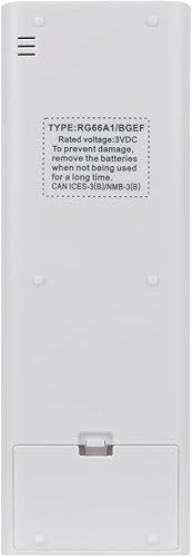 Miniatura 5 de Beyution RG66A1BGEF Reemplazar el control remoto de CA apto para aire acondicionado Midea RG66B3BGEF