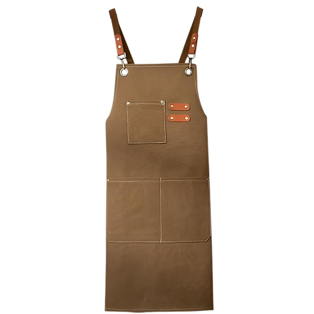 Grembiule Da Uomo Con Taschene - Per BBQ, Cucina E Lavoro | Spalline Regolabili