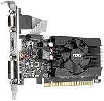 MSI Computer GeForce GT 710 2GB DirectX 12 PCIe x16 2.0 Low Profile Graphic Card (GT 710 2GD3 LP)