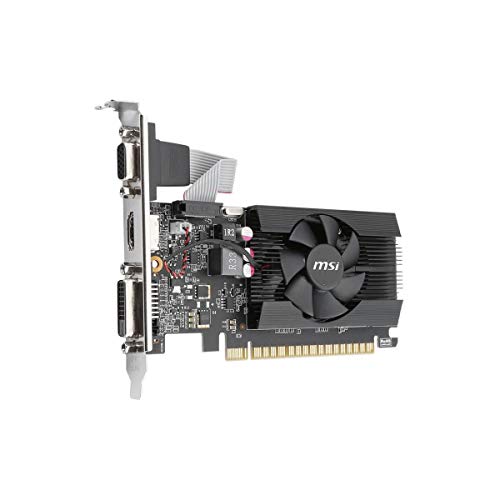 msi Gaming GeForce GT 710, Graphics Card, Desktop, HDMI/VGA/DVI - 2GB GDRR3 64-bit HDCP Support DirectX 12 OpenGL 4.5 Single Fan Low Profile, Nvidia by msi - Used condition - US$55.63
