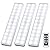 LED Closet Light, 24-LED Dimmer Rechargeable Motion Sensor Under Cabinet Lighting Wireless Stick-Anywhere Night Light with Remote for Wardrobe,Kitchen (3 Pcs)