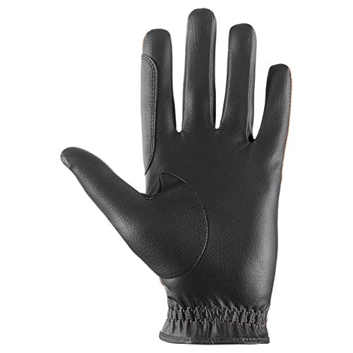 uvex Tensa II - Durable Riding Gloves for Men and Women - Excellent Grip & Highly Durable - Touchscreen-Compatible - Caramel-Black - 11 - Image 2