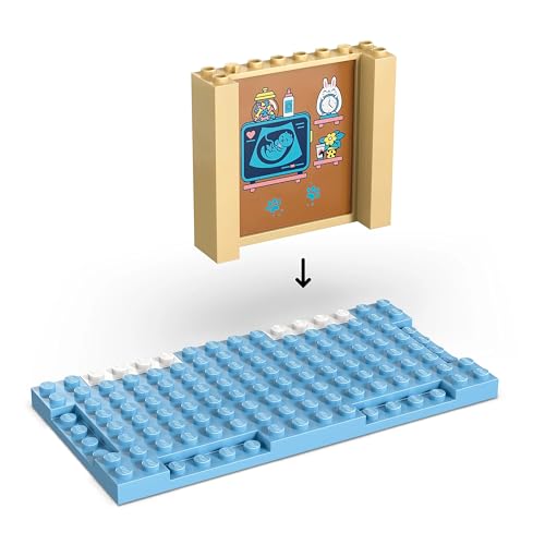 Image of LEGO Friends Animal Vet Clinic - 2 Minidolls, Dog, Bunny, Horse, 2 Cat Figures - 42696