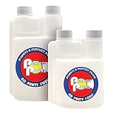 Perfect Pourz Plastic Liquor Flask - Cool Travel Plastic Bottles - Customizable Women and Mens Gifts - Small Flasks with 1 Ounce Shot Glass Concealed for Traveling - Tall and Clear