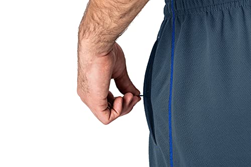 Magnivit Men's Walking Pants Casual Lounge Leisure Walking Wide Leg Sweatpants Blue Grey #TOP3