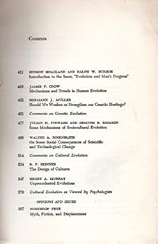 Paperback Daedalus Summer 1961 Evolution And Man's Progress Volume 90 Number 3 Book