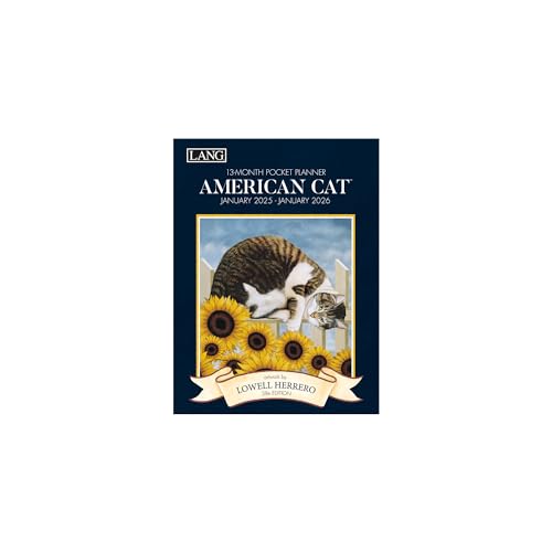 LANG American Cat agenda poche mensuel 2025