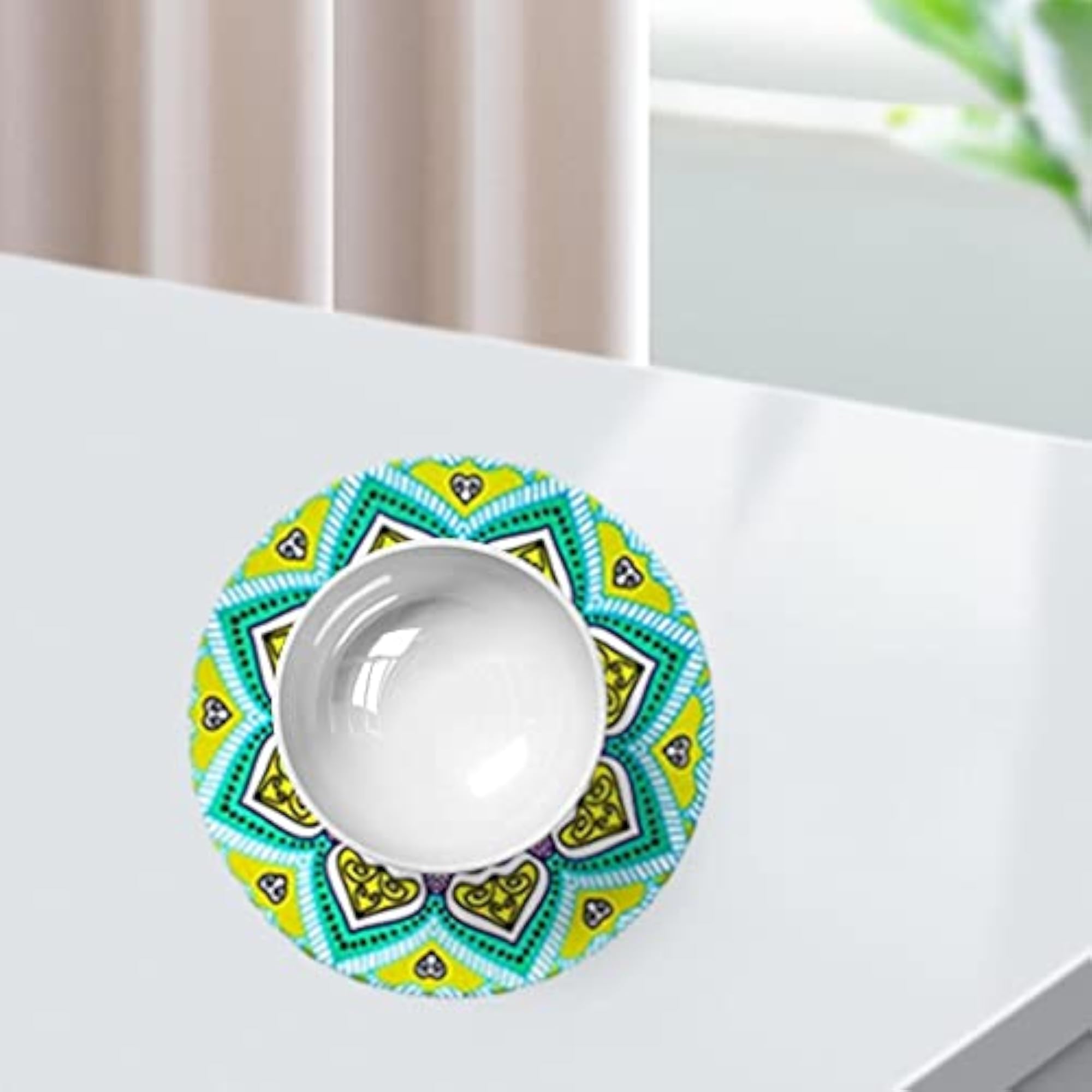 16 Pieces Reusable Cork Coaster Set