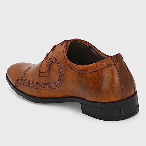 Image of Centrino Formal Shoe for Men | Soft Cushioned Insole for All-Day Comfort | Premium Craftsmanship & Durable Build |Stylish & Elegant Design | Perfect for Office, Business Casual & Formal Attire (6425)