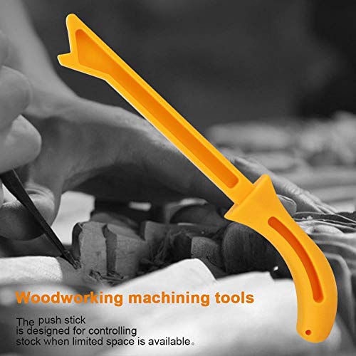Table Saw Push Stick, Safety Yellow Wood Saw Push Stick for Carpentry Table Working Blade Router - Image 3