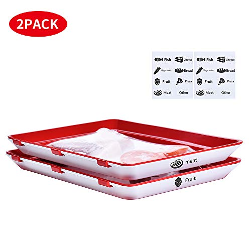 Food Storage Containers Food Preservation Tray Reusable Freezer Containers, Superior for Keeping Food